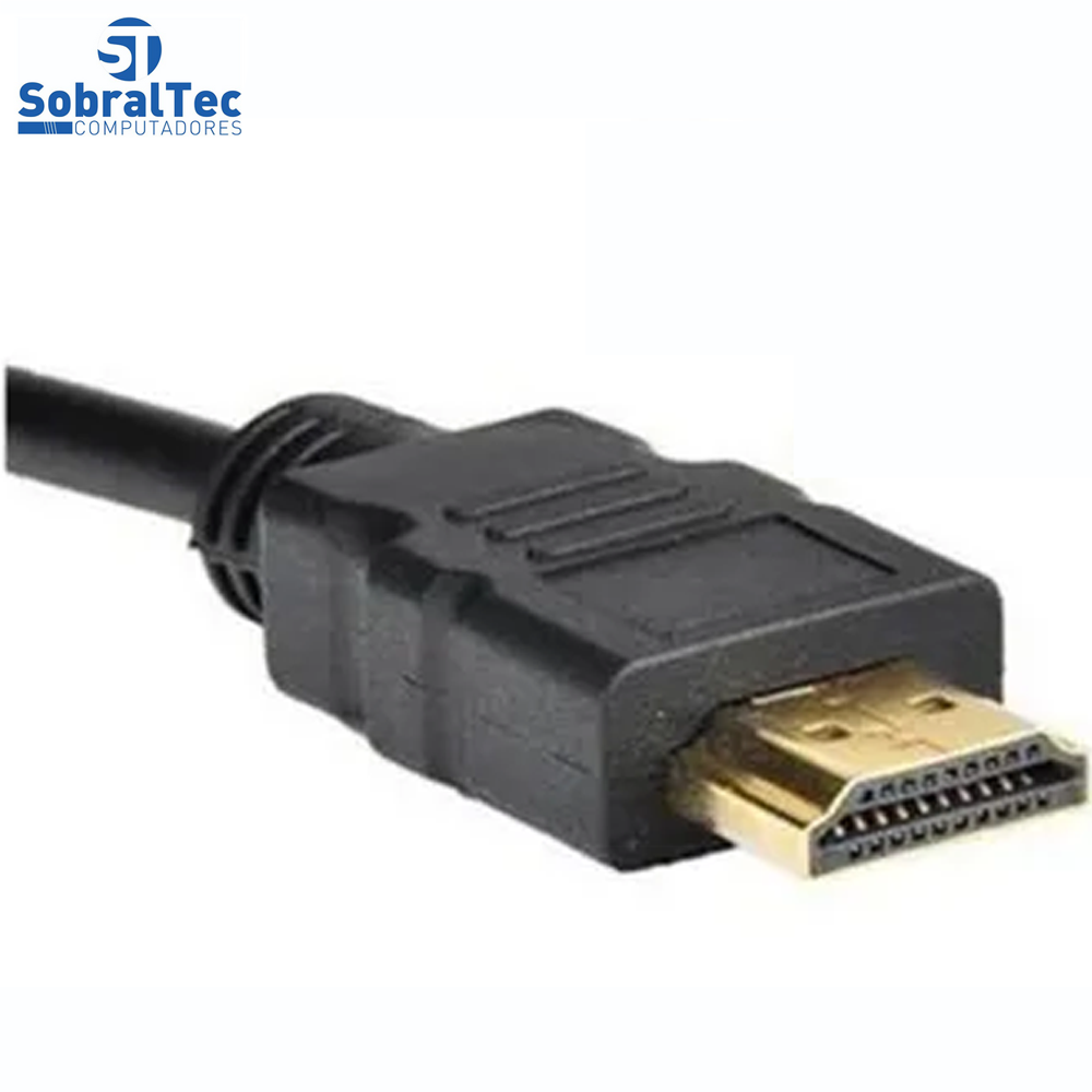 Mini Adaptador Conversor Hdmi Para Vga Com Saída De Áudio Preto